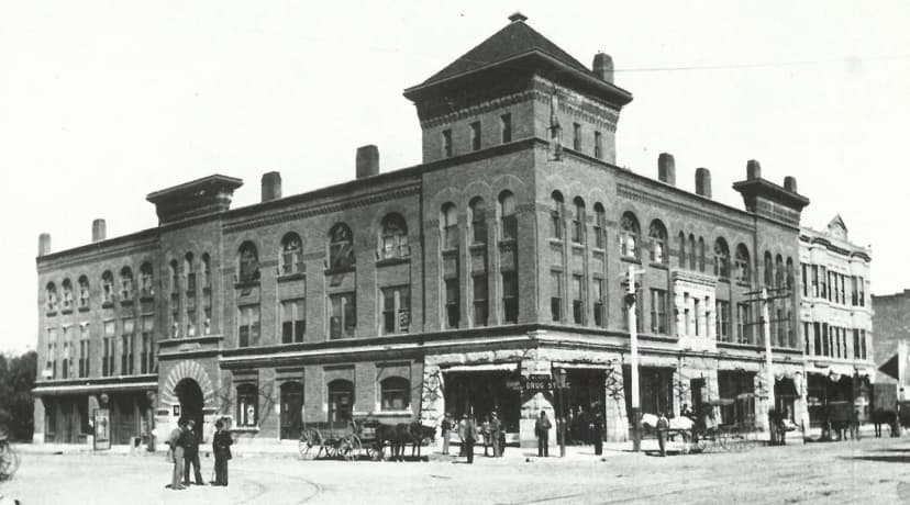Photograph of the Loring Building, downtown Riverside