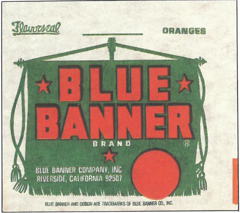 Blue Banner Brand — Blue Banner California Hall, Whittier, California