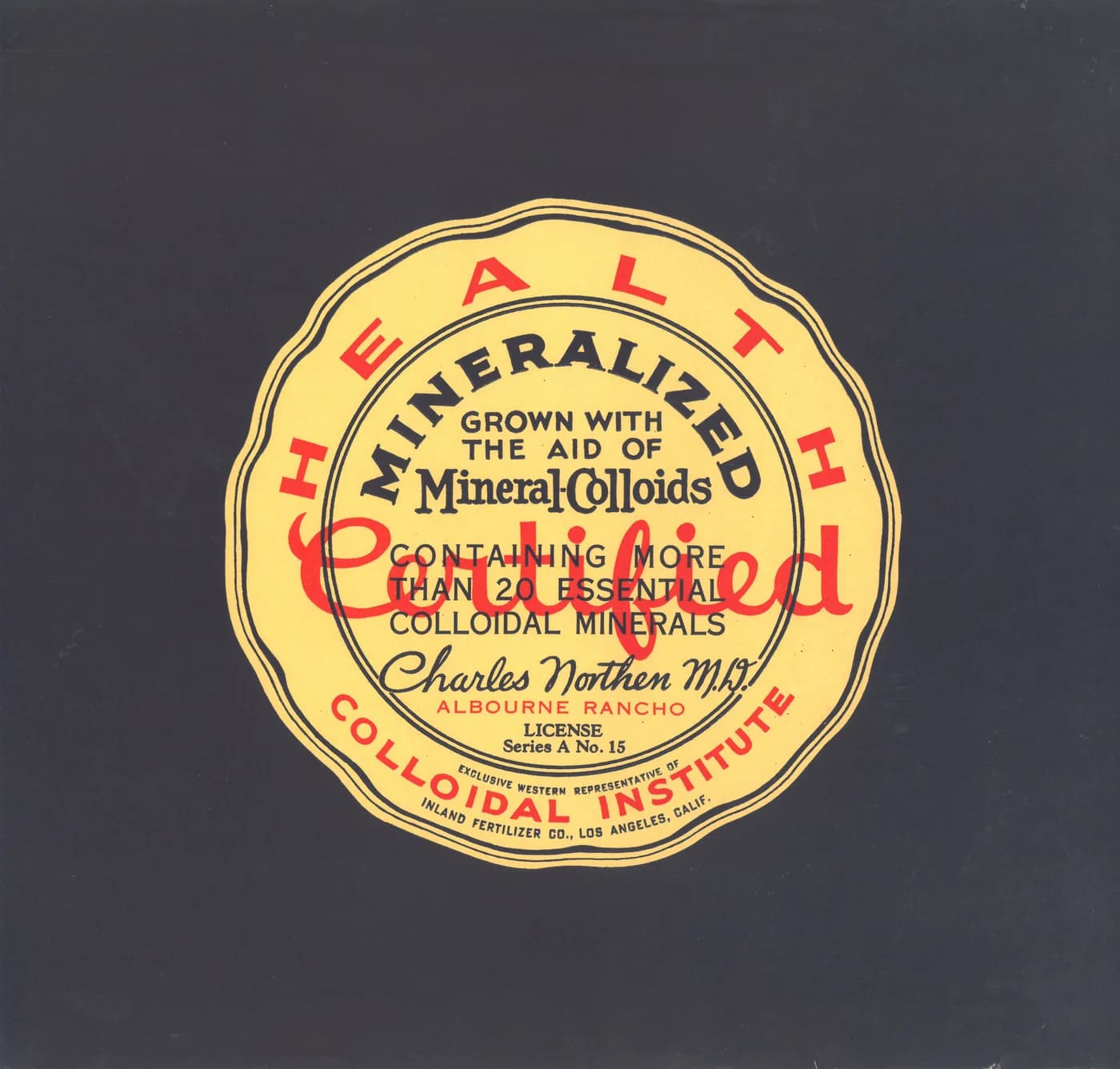 Fleur De Lis Brand, citrus crate label, Los Angeles, Calif., 1890-1900