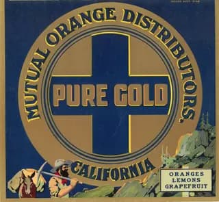 130, citrus crate label